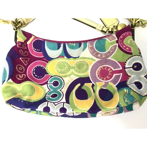 Coach Poppy Pop C Graffiti Hobo Bag - Picture 4 of 4